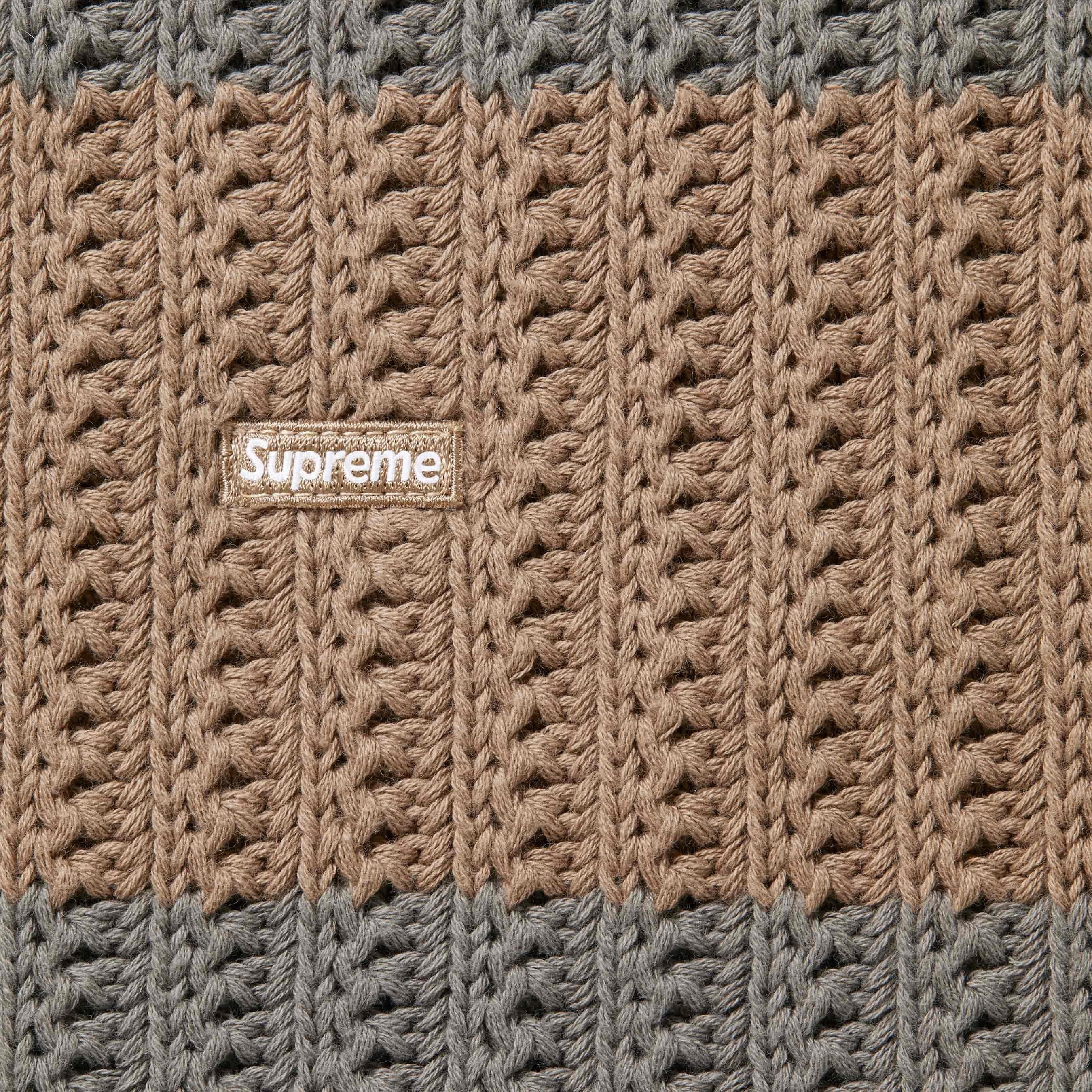 Loose Gauge Stripe Small Box Sweater view 13